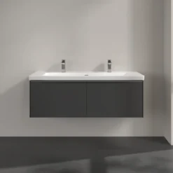 V&b subway 3.0 servantskap 127x42 graphite håndtak i krom