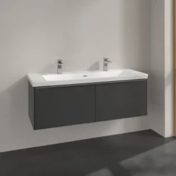 V&b subway 3.0 servantskap 127x42 graphite håndtak i krom