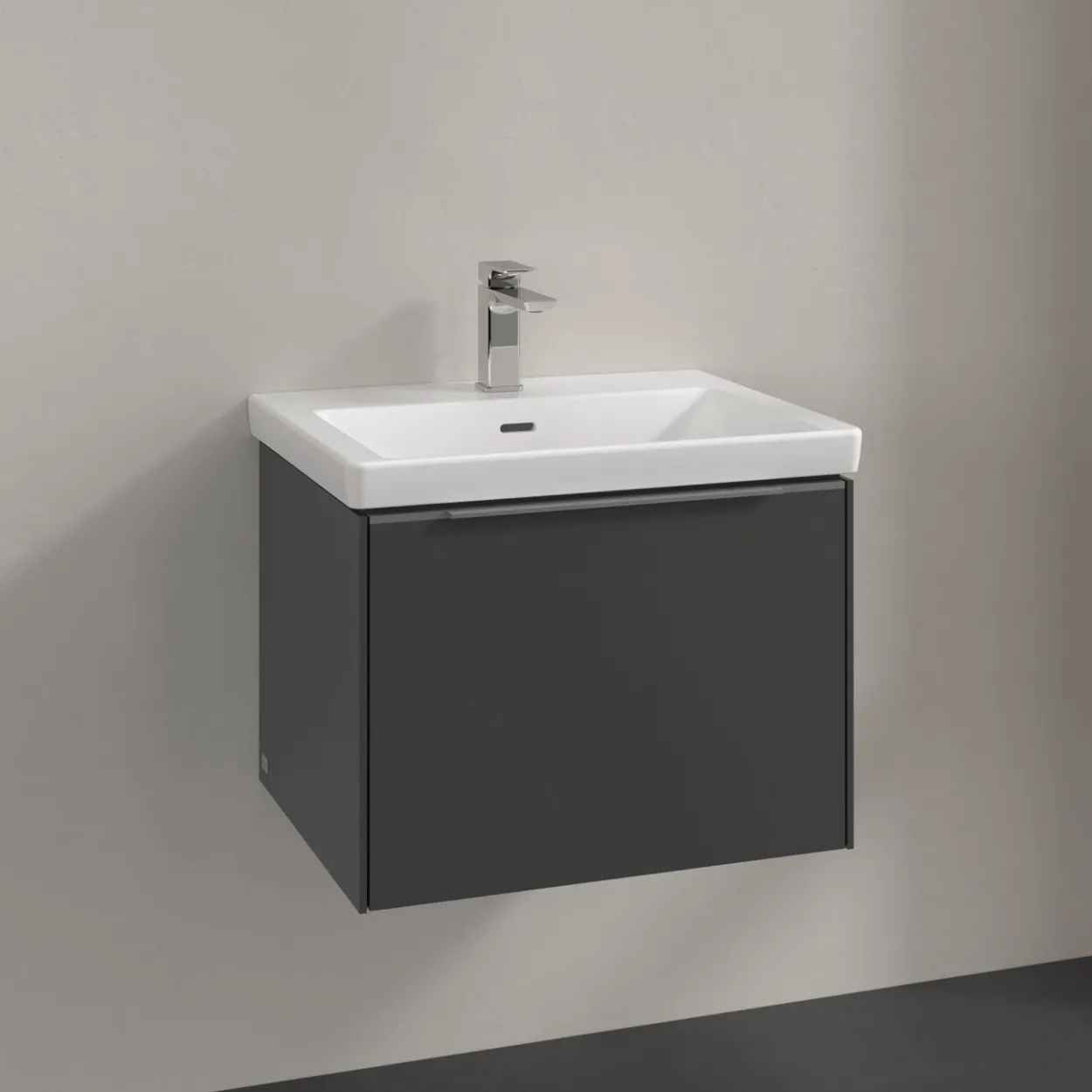 V&b subway 3.0 servantskap 57x42 graphite håndtak i krom