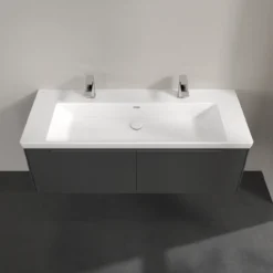 V&b subway 3.0 servantskap 127x42 graphite håndtak i møbelets farge