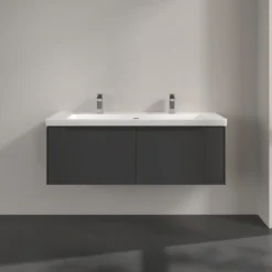 V&b subway 3.0 servantskap 127x42 graphite håndtak i møbelets farge