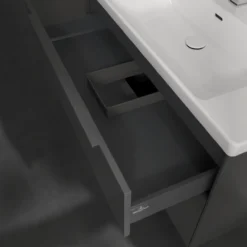V&b subway 3.0 servantskap 97x57 graphite håndtak i møbelets farge