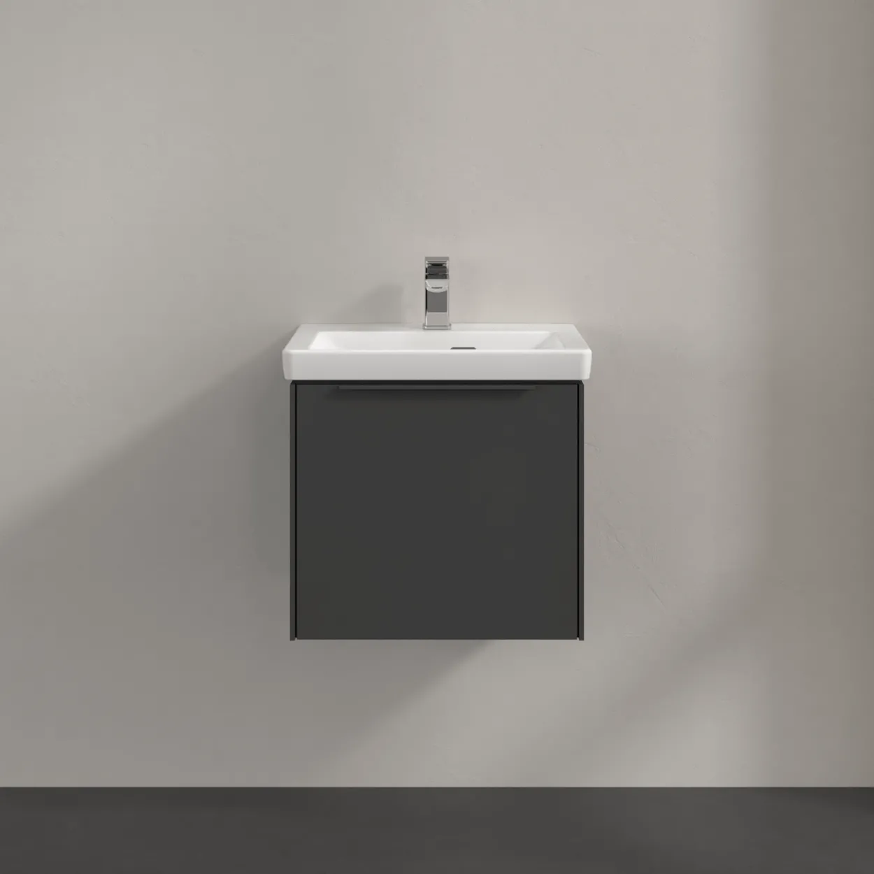 V&b subway 3.0 servantskap 47x42 graphite håndtak i møbelets farge