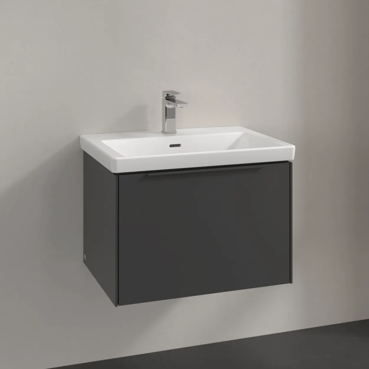 V&b subway 3.0 servantskap 66x42 graphite håndtak i møbelets farge