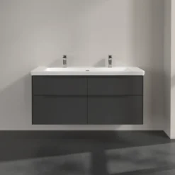 V&b subway 3.0 servantskap 127x57 graphite håndtak i møbelets farge