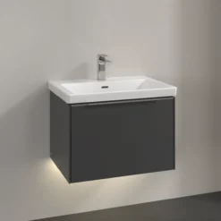 V&b subway 3.0 servantskap 66x42 graphite m/lys håndtak i krom