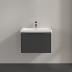V&b subway 3.0 servantskap 66x42 graphite m/lys håndtak i krom