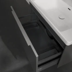 V&b subway 3.0 servantskap 77x42 graphite m/lys håndtak i krom
