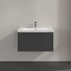 V&b subway 3.0 servantskap 77x42 graphite m/lys håndtak i krom