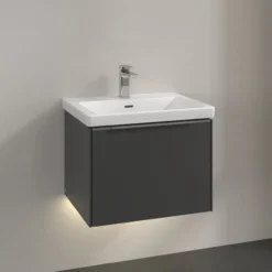 V&b subway 3.0 servantskap 57x42 graphite m/lys håndtak i krom