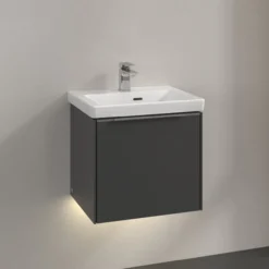 V&b subway 3.0 servantskap 47x42 graphite m/lys håndtak i krom
