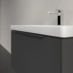 V&b subway 3.0 servantskap 77x42 graphite m/lys håndtak i møbelets farge