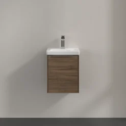 V&b subway 3.0 servantskap 35x42 høyre arizona oak håndtak i krom