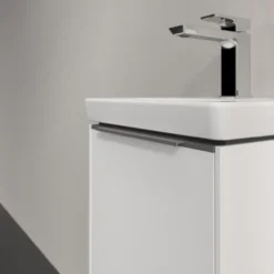 V&b subway 3.0 servantskap 35x42 høyre brilliant white håndtak i krom