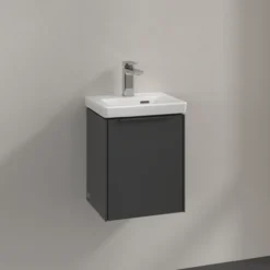 V&b subway 3.0 servantskap 35x42 høyre graphite håndtak i møbelets farge