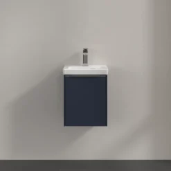 V&b subway 3.0 servantskap 35x42 høyre marine blue håndtak i krom
