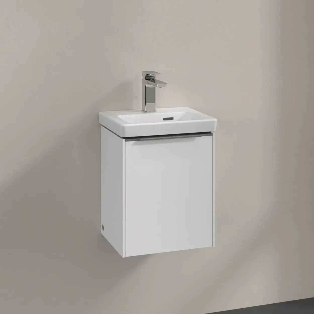 V&b subway 3.0 servantskap 35x42 høyre pure white håndtak i krom