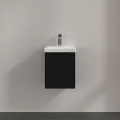 V&b subway 3.0 servantskap 35x42 høyre volcano black håndtak i møbelets farge