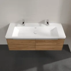 V&b subway 3.0 servantskap 127x42 kansas oak håndtak i krom