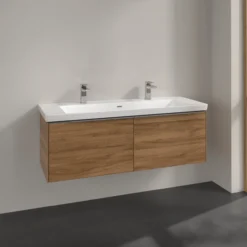 V&b subway 3.0 servantskap 127x42 kansas oak håndtak i krom