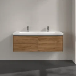 V&b subway 3.0 servantskap 127x42 kansas oak håndtak i krom