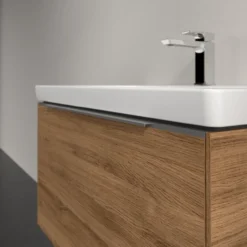V&b subway 3.0 servantskap 77x42 kansas oak m/lys håndtak i krom