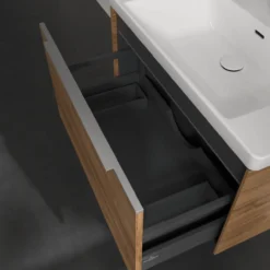 V&b subway 3.0 servantskap 77x42 kansas oak m/lys håndtak i krom