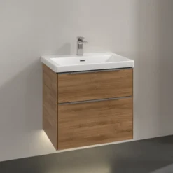 V&b subway 3.0 servantskap 62x57 kansas oak m/lys håndtak i krom