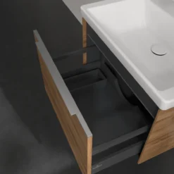 V&b subway 3.0 servantskap 66x42 kansas oak m/lys håndtak i krom