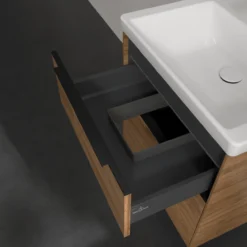 V&b subway 3.0 servantskap 57x47 kansas oak m/lys håndtak i volcano black