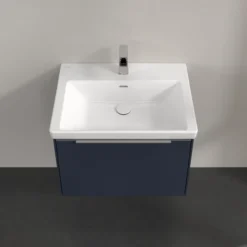 V&b subway 3.0 servantskap 66x42 marine blue håndtak i krom