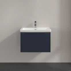 V&b subway 3.0 servantskap 66x42 marine blue håndtak i krom