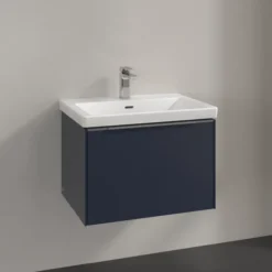 V&b subway 3.0 servantskap 66x42 marine blue håndtak i krom