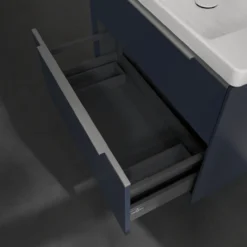 V&b subway 3.0 servantskap 77x57 marine blue håndtak i krom