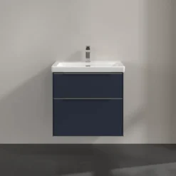 V&b subway 3.0 servantskap 62x57 marine blue håndtak i krom