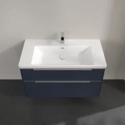 V&b subway 3.0 servantskap 97x57 marine blue håndtak i krom