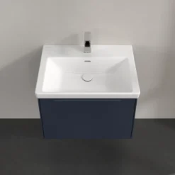 V&b subway 3.0 servantskap 66x42 marine blue håndtak i møbelets farge