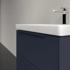 V&b subway 3.0 servantskap 57x47 marine blue håndtak i møbelets farge