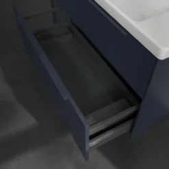 V&b subway 3.0 servantskap 97x57 marine blue håndtak i møbelets farge