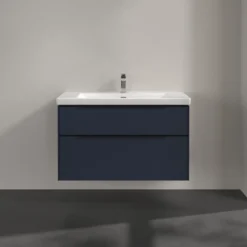 V&b subway 3.0 servantskap 97x57 marine blue håndtak i volcano black