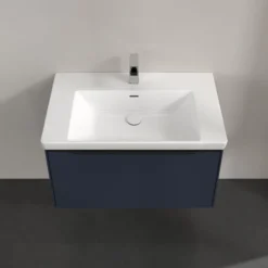 V&b subway 3.0 servantskap 77x42 marine blue håndtak i volcano black