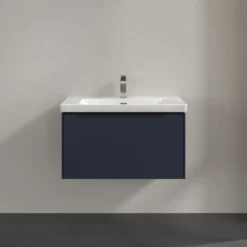 V&b subway 3.0 servantskap 77x42 marine blue håndtak i volcano black