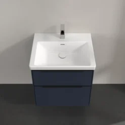 V&b subway 3.0 servantskap 57x47 marine blue håndtak i volcano black