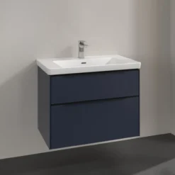 V&b subway 3.0 servantskap 77x57 marine blue håndtak i volcano black