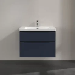 V&b subway 3.0 servantskap 77x57 marine blue håndtak i volcano black