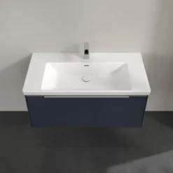 V&b subway 3.0 servantskap 97x42 marine blue m/lys håndtak i krom