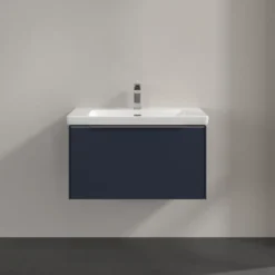 V&b subway 3.0 servantskap 77x42 marine blue m/lys håndtak i krom