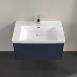 V&b subway 3.0 servantskap 77x42 marine blue m/lys håndtak i krom