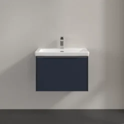 V&b subway 3.0 servantskap 66x42 marine blue m/lys håndtak i krom