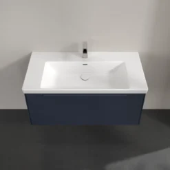 V&b subway 3.0 servantskap 97x42 marine blue m/lys håndtak i møbelets farge
